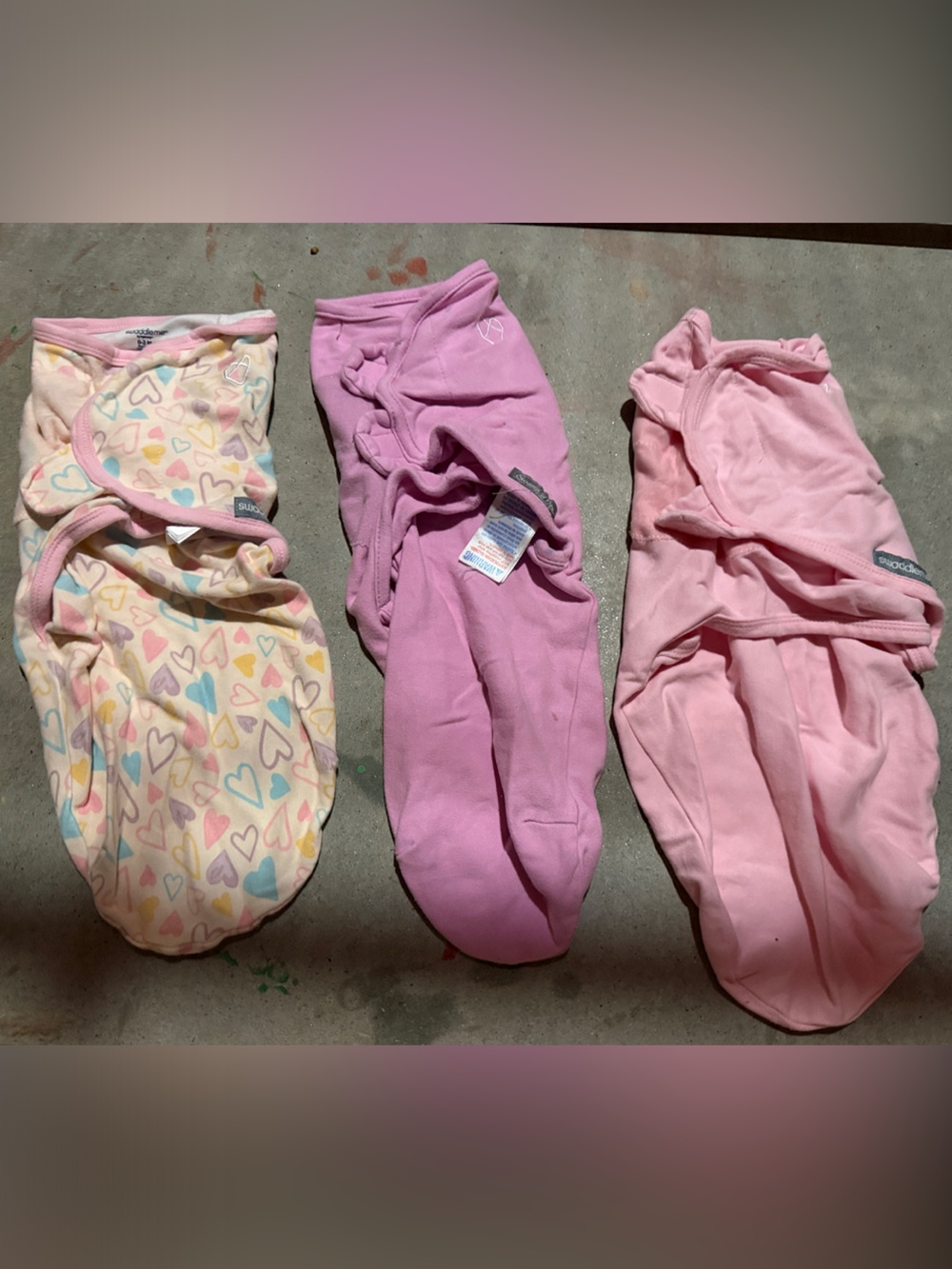 Swaddle me small/medium (4 pairs)